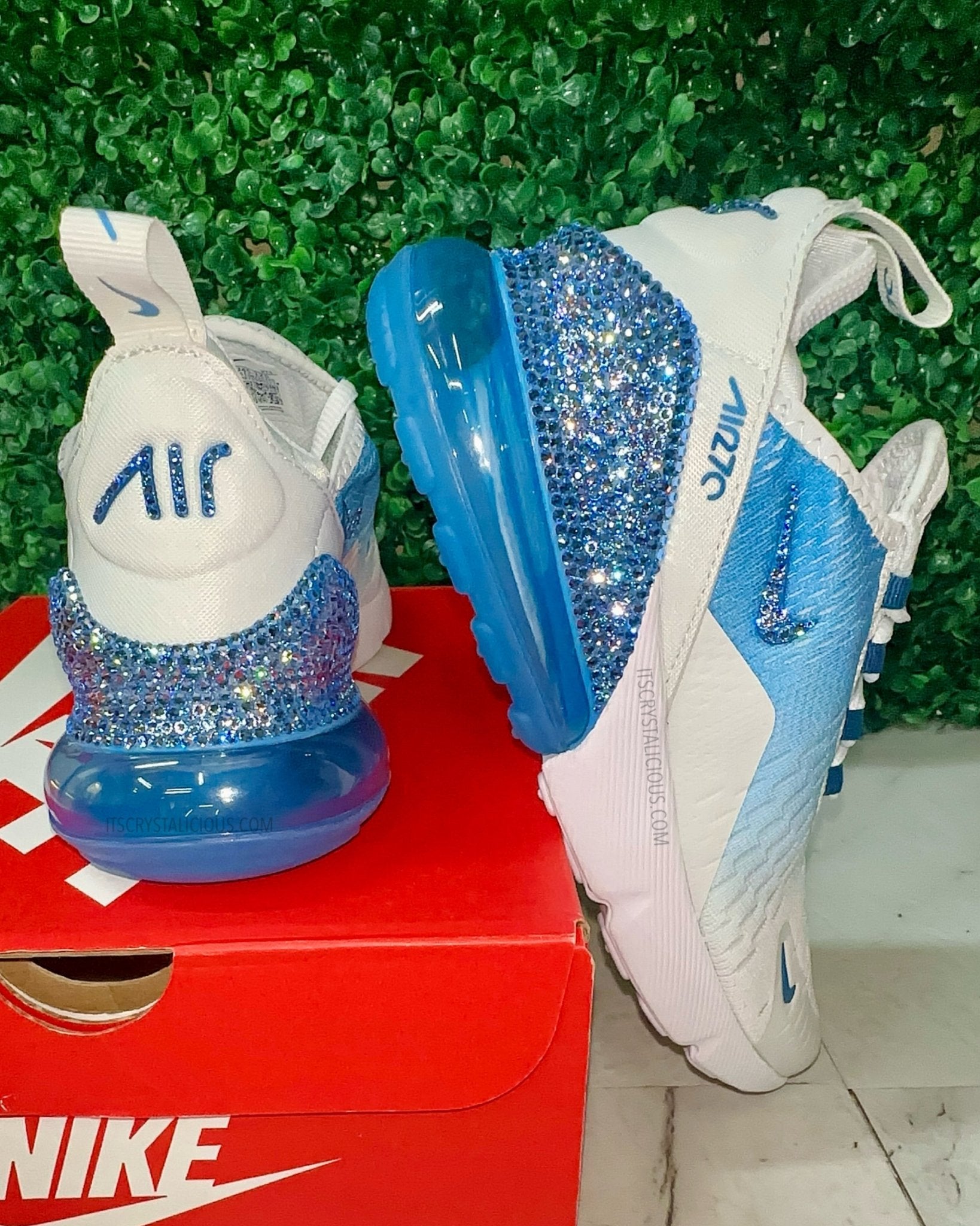 Nike Air Max 270 Dutch Blue Crystals - It's Crystalicious®