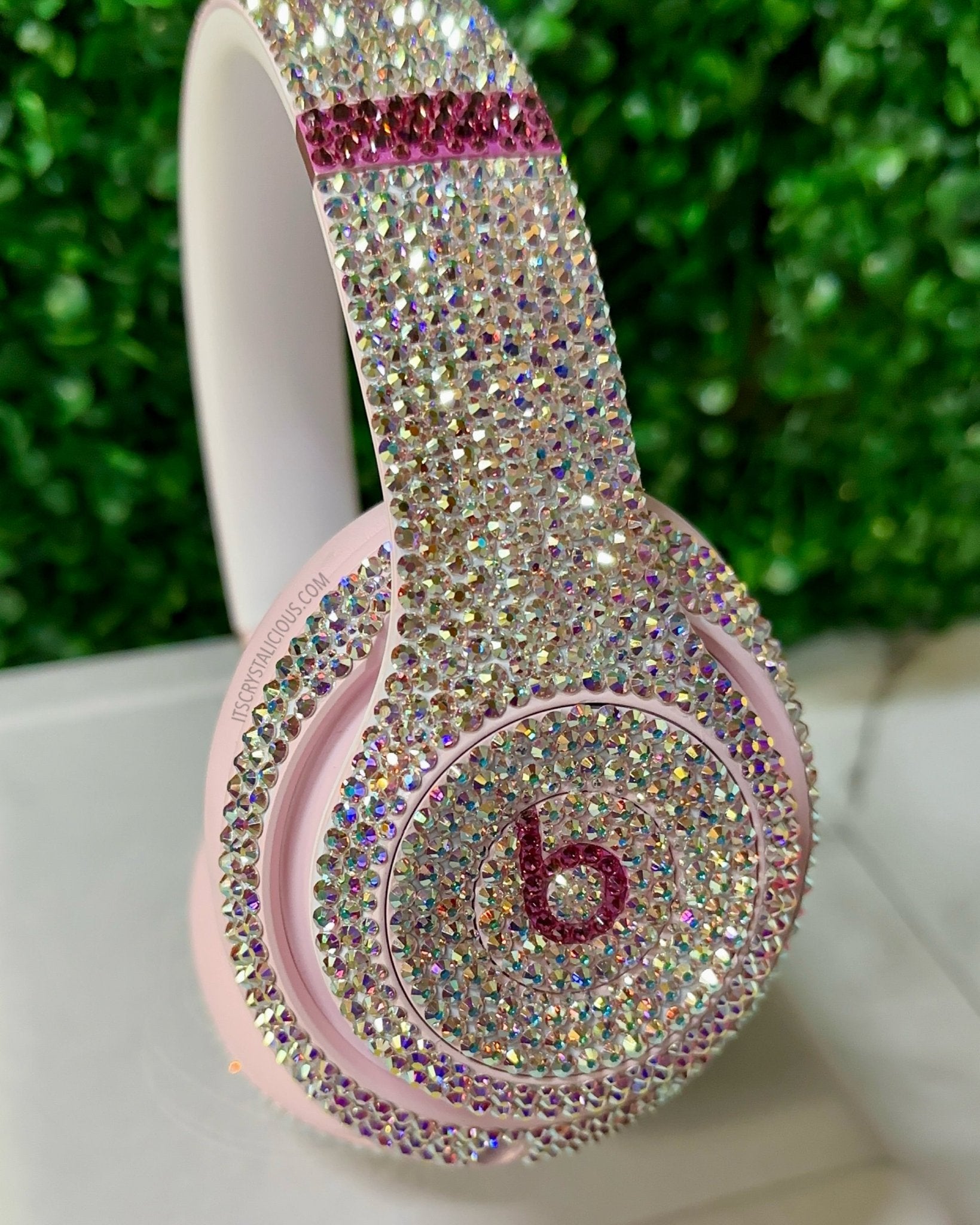 Limited Edition Soft Pink Beats By Dre Crystal Headphones - Studio Pro * - It's Crystalicious®