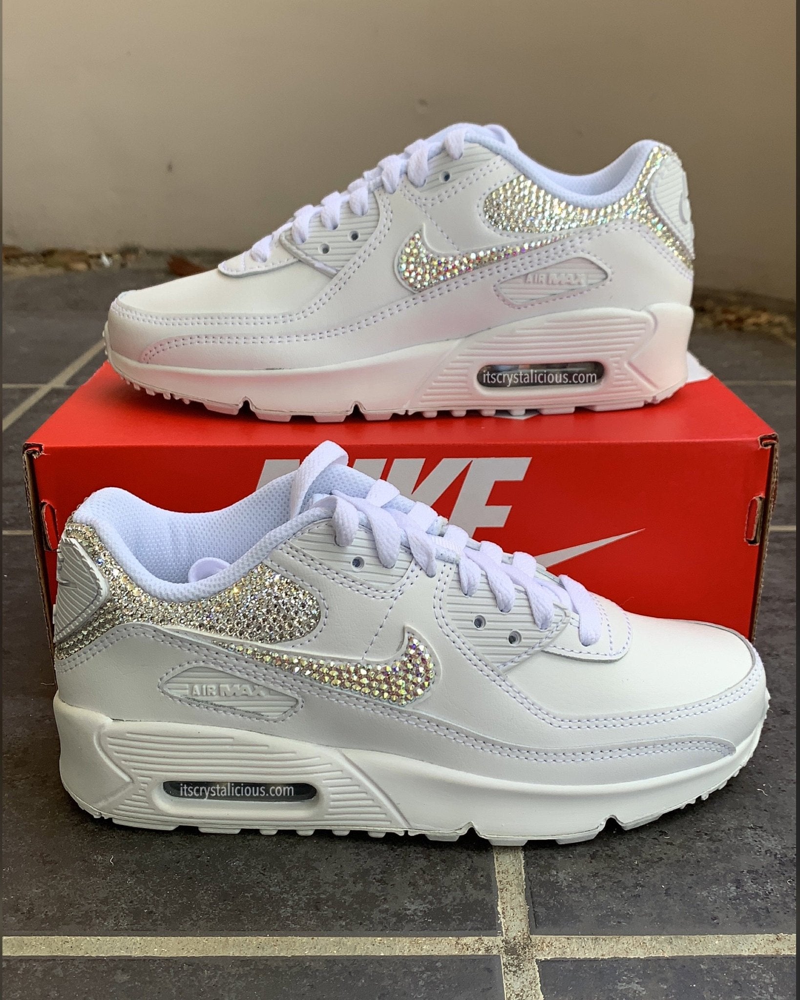 Nike Air Max 90’s - Crystal/Crystal AB * - It's Crystalicious®