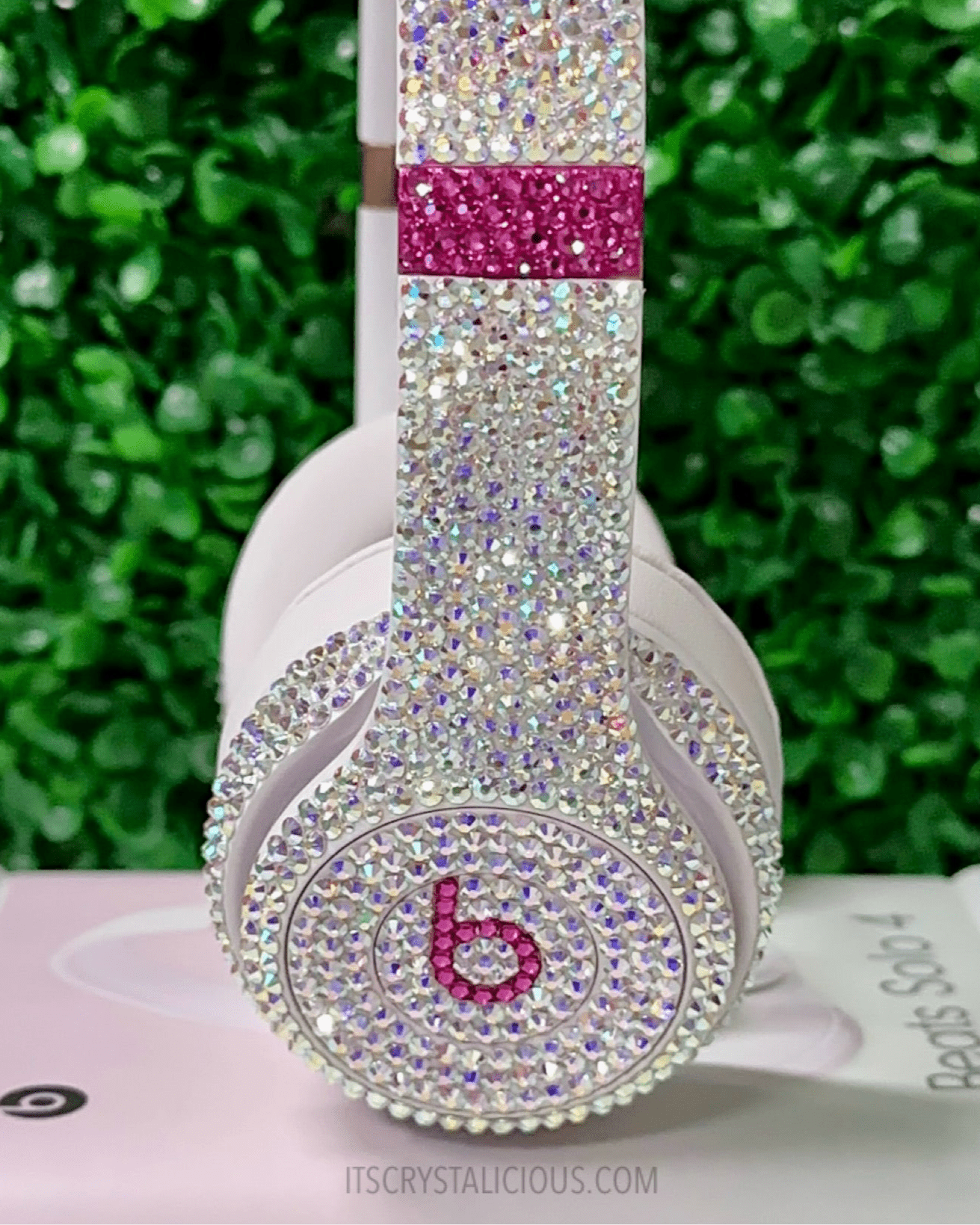 Beats By Dre Crystal Solo4 Headphones - Cloud Pink/Crystal AB/Fuchsia* - It's Crystalicious®