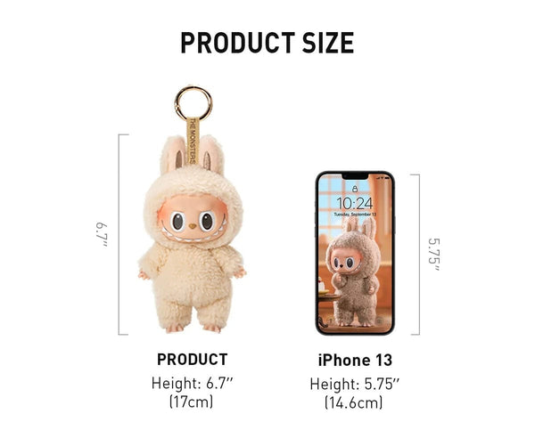 RTS - Sesame Bean - Crystal LABUBU THE MONSTERS - Exciting Macaron Vinyl Face* - It's Crystalicious®