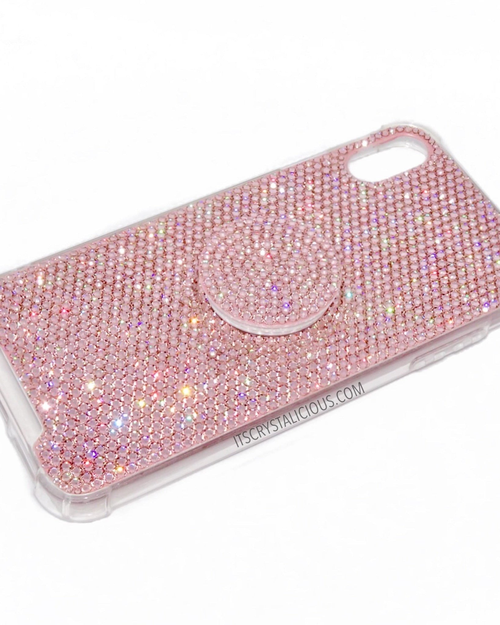 Crystal Grip Bumper Phone Cover - Vintage Rose/Clear * - It's Crystalicious®