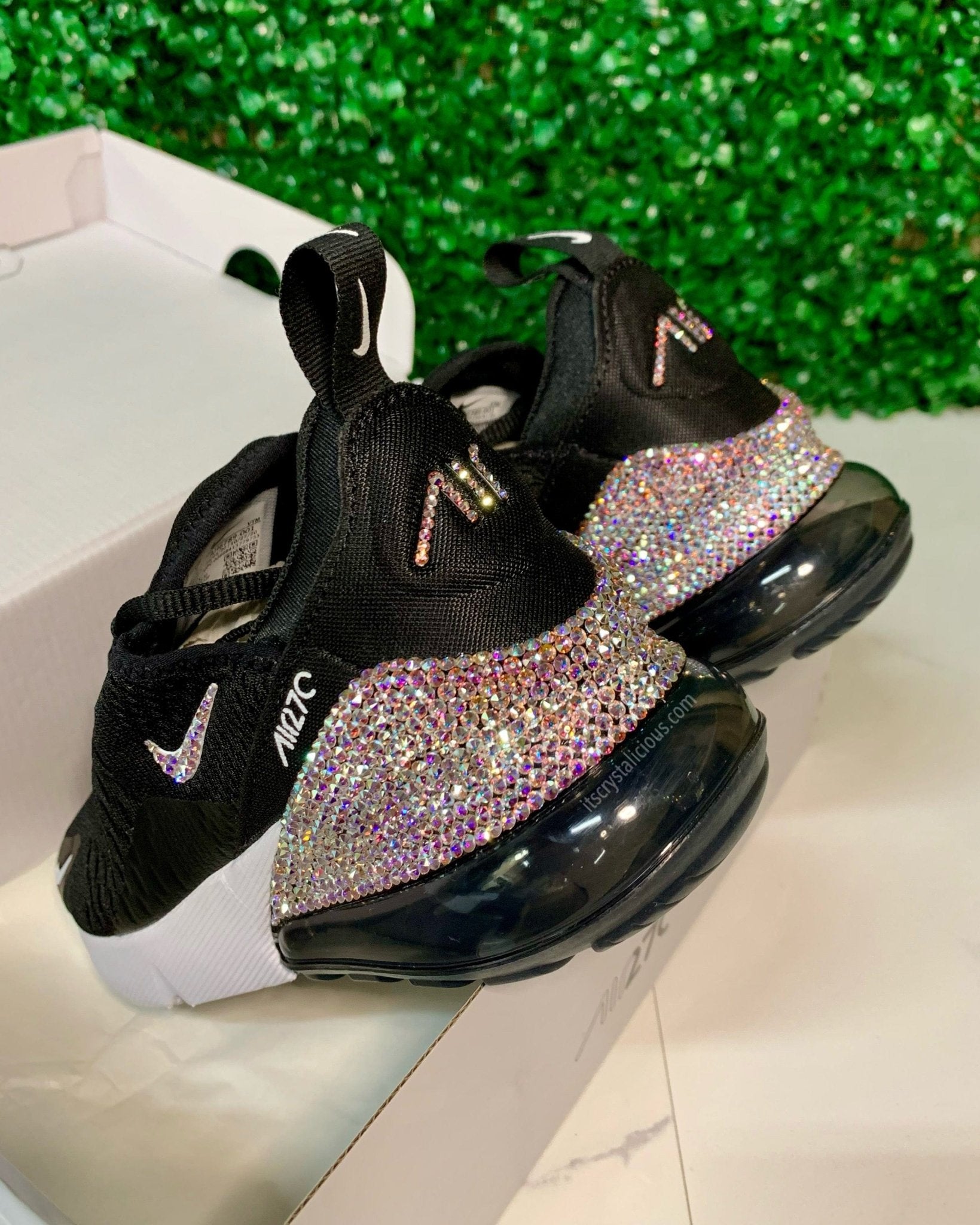 Nike Air Max 270 Black/White/Crystal AB * - It's Crystalicious®