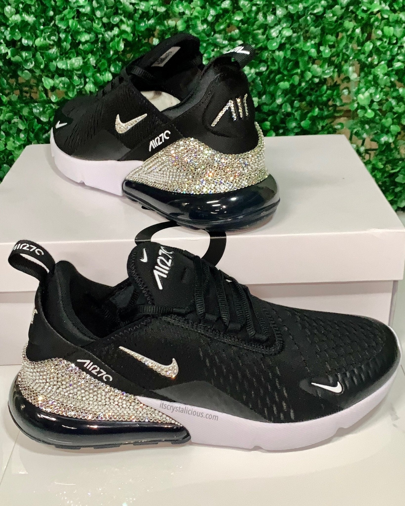 Nike Air Max 270 Black/White/Crystal * - It's Crystalicious®