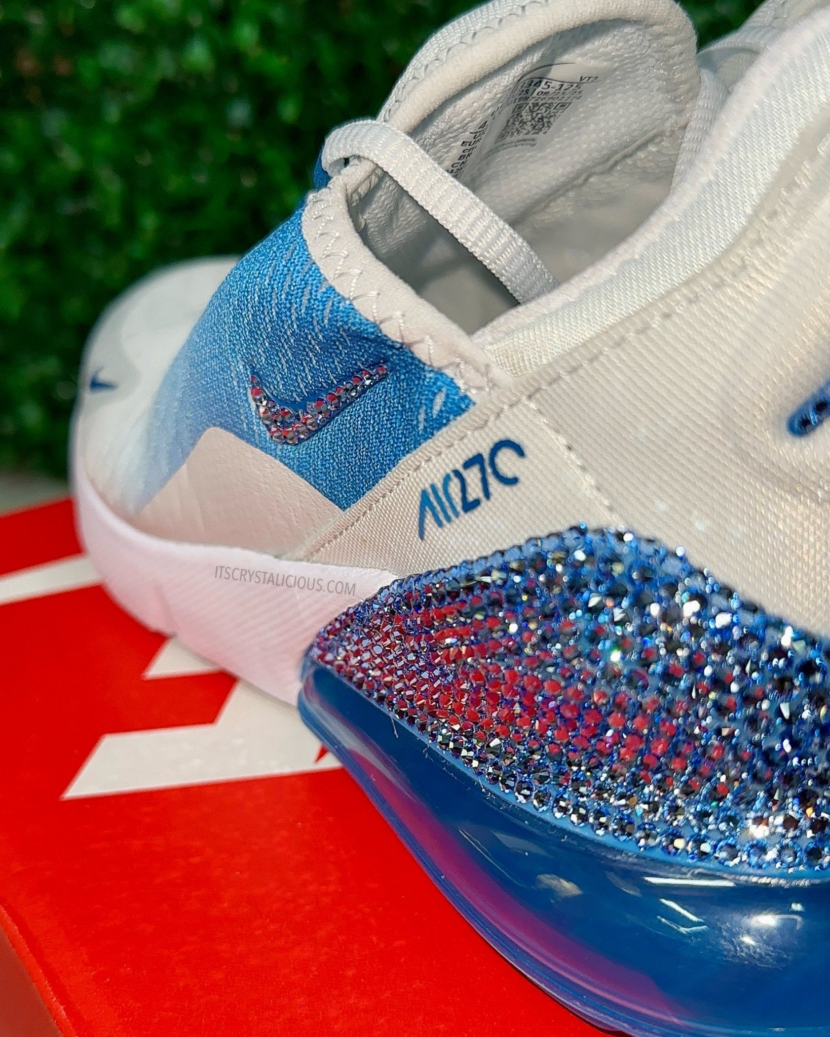 Nike Air Max 270 Dutch Blue Crystals - It's Crystalicious®