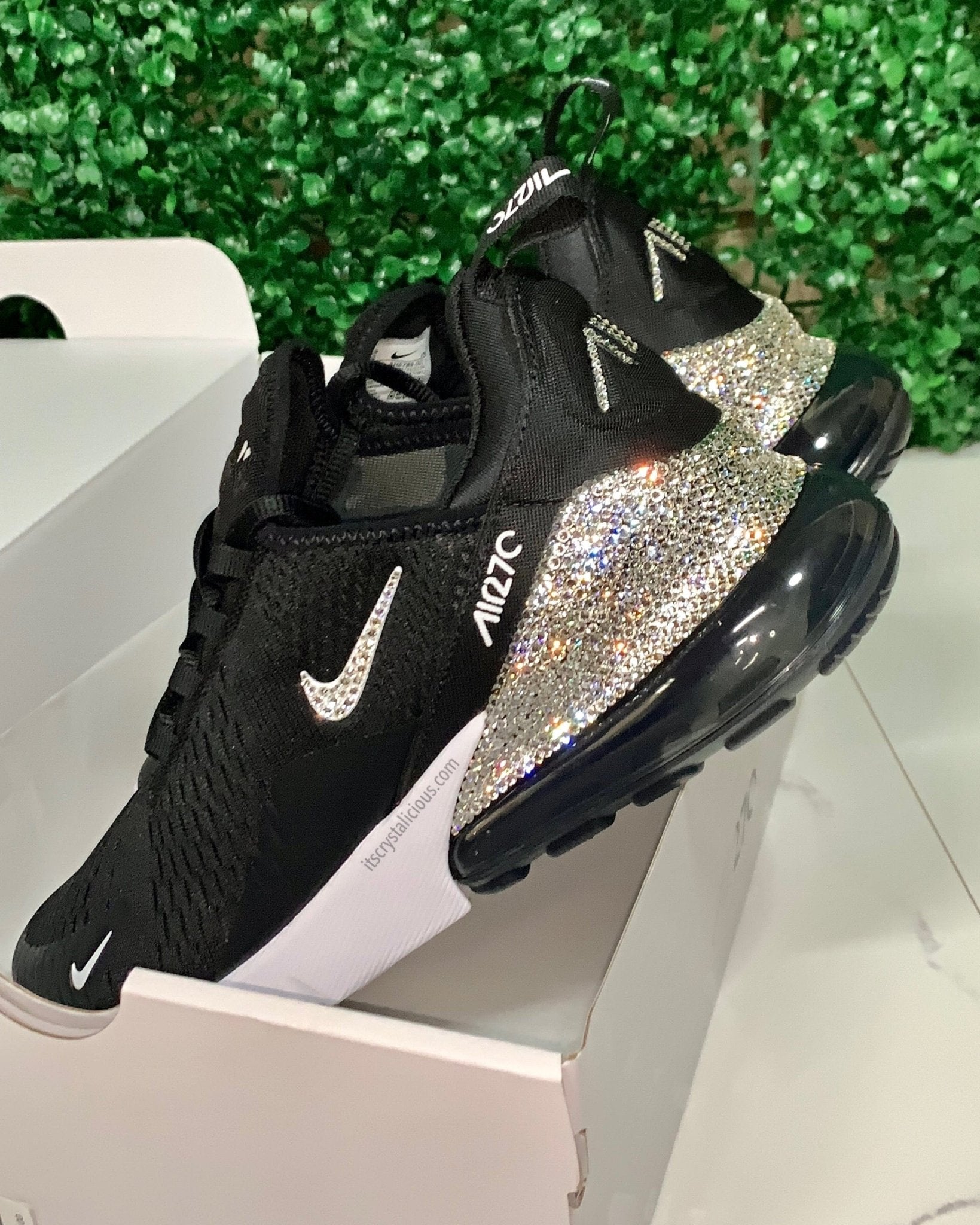 Nike Air Max 270 Black/White/Crystal * - It's Crystalicious®