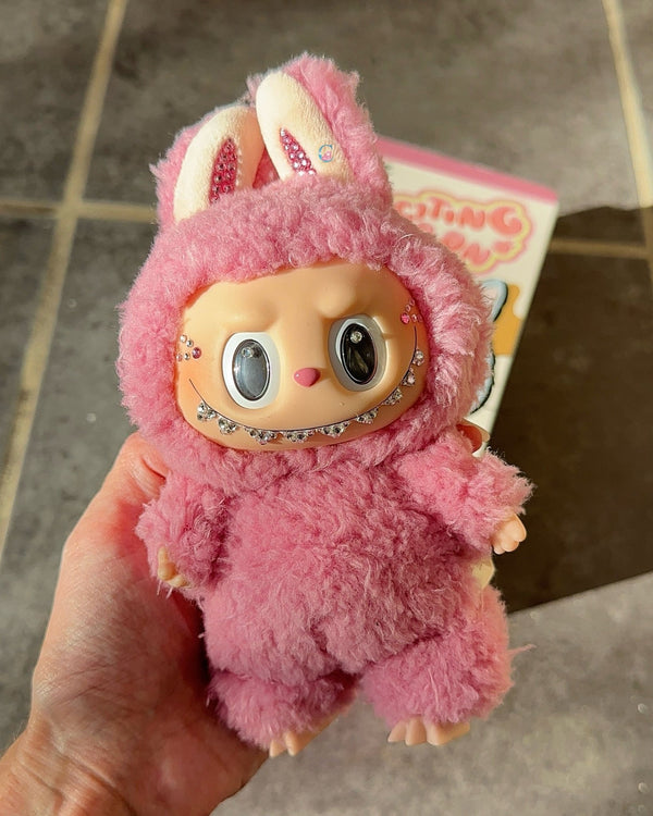 RTS - Lychee Berry - Crystal LABUBU THE MONSTERS - Exciting Macaron Vinyl Face*