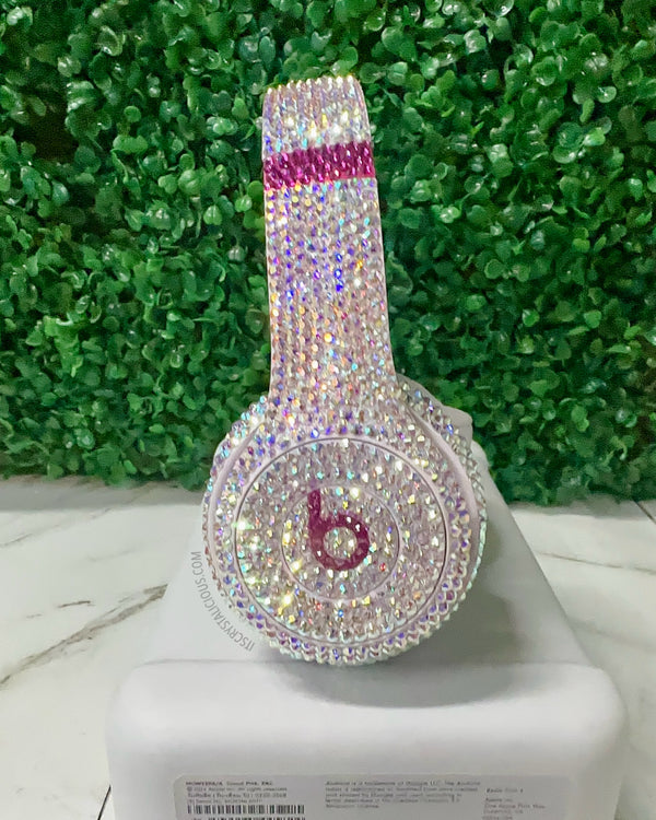 Beats By Dre Crystal Solo4 Headphones - Cloud Pink/Crystal AB/Fuchsia*