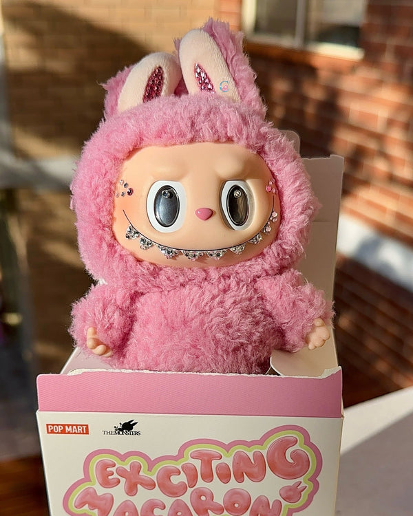 RTS - Lychee Berry - Crystal LABUBU THE MONSTERS - Exciting Macaron Vinyl Face*