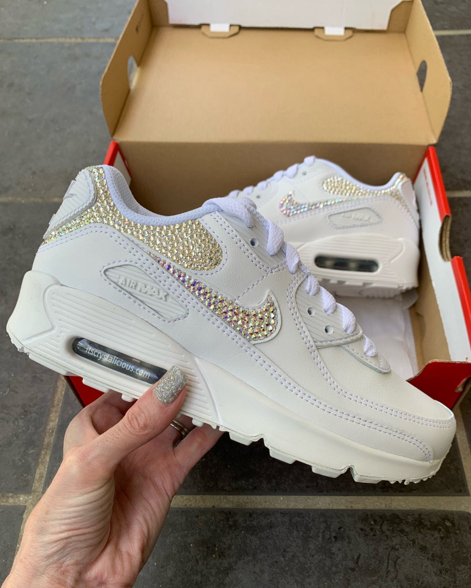 Nike Air Max 90’s - Crystal/Crystal AB * - It's Crystalicious®