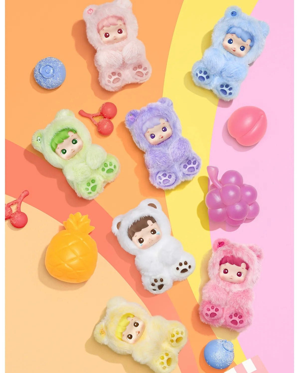 RTS - Green Apple - Crystal HACIPUPU Gummy Bear Series - Vinyl Plush Pendant* - It's Crystalicious®