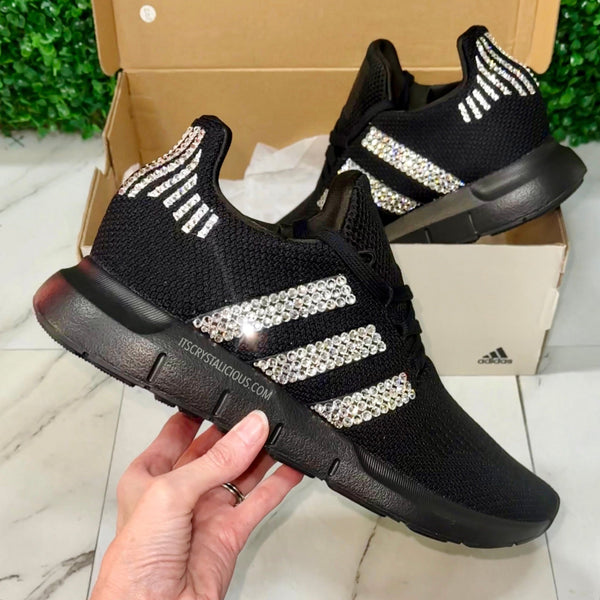 RTS - Adidas Swift Run 1.0 - Black/White/Crystal - Size US 7.5 *