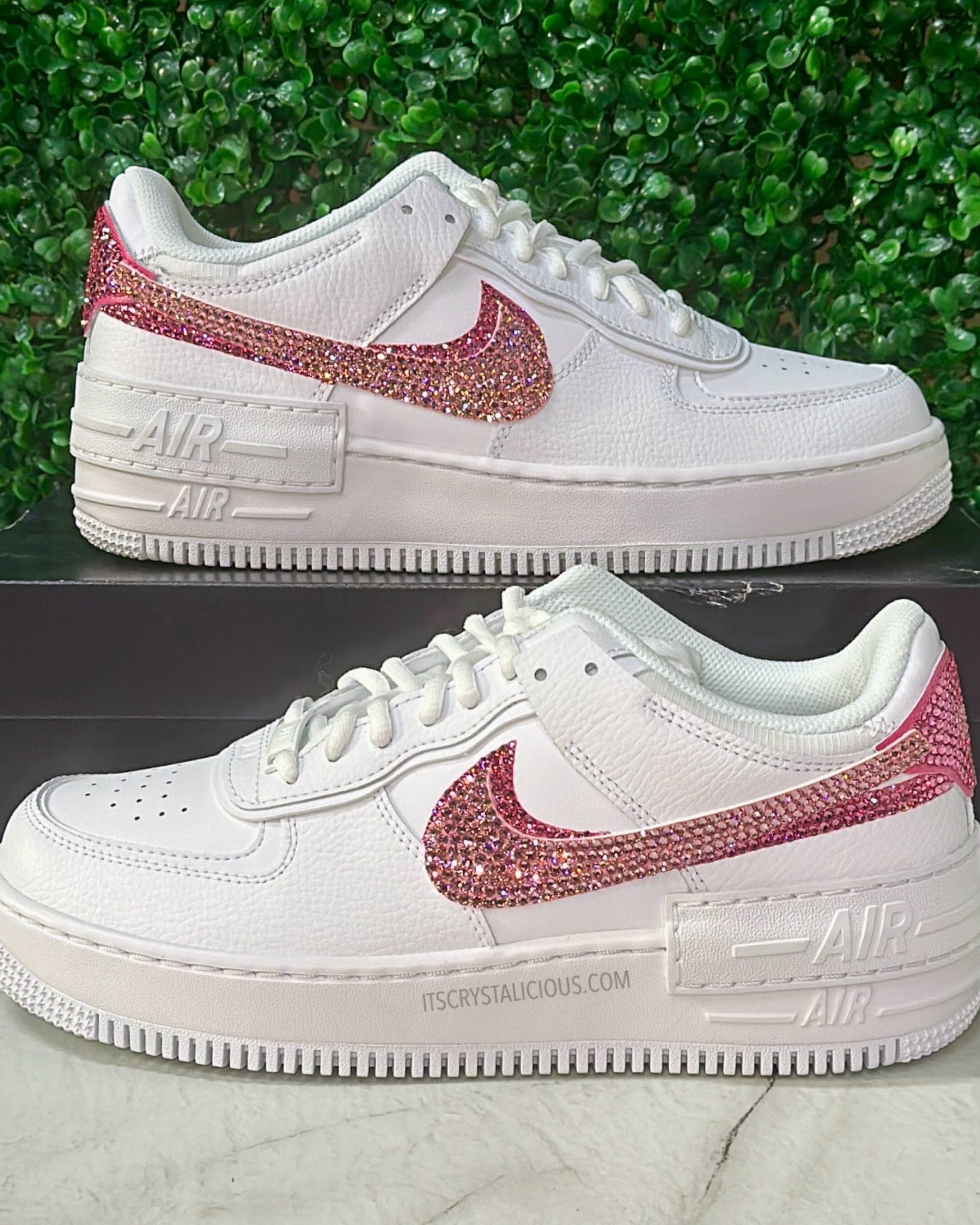 Nike Air Force 1 Shadow - Lt Rose/Rose * - It's Crystalicious®