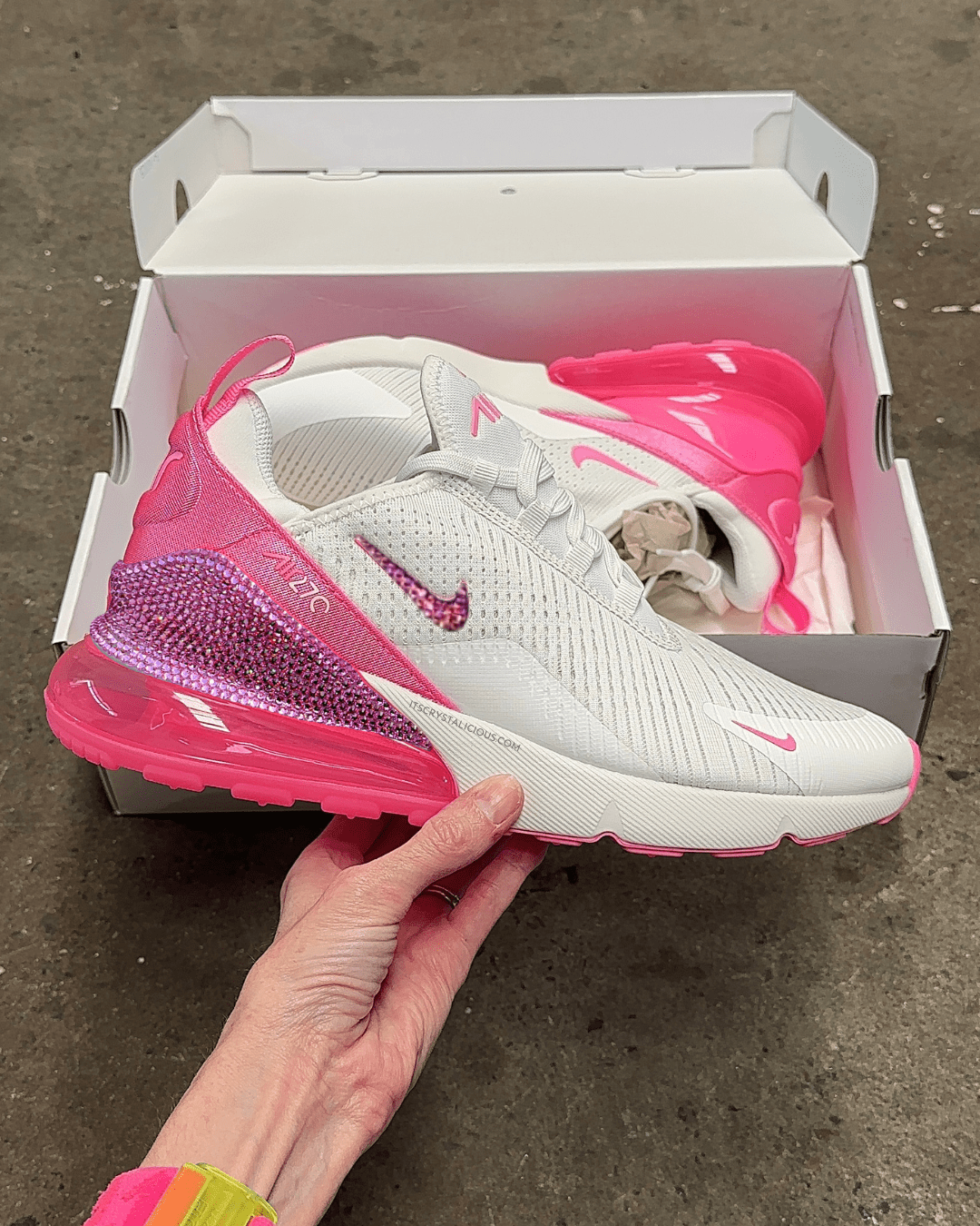 Nike Air Max 270 Pink Spell/Crystal* - It's Crystalicious®