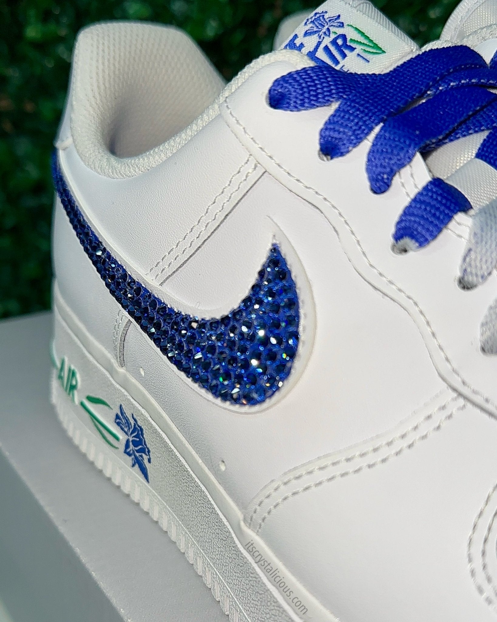 Nike Air Force 1 - Blue Hibiscus * - It's Crystalicious®