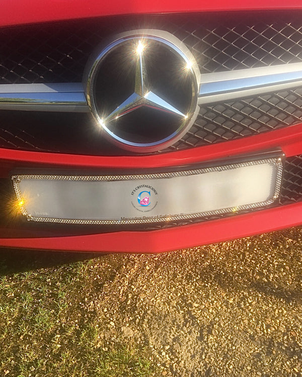 Set of 2 - Crystalicious® Number Plate Frame - 2 rows *