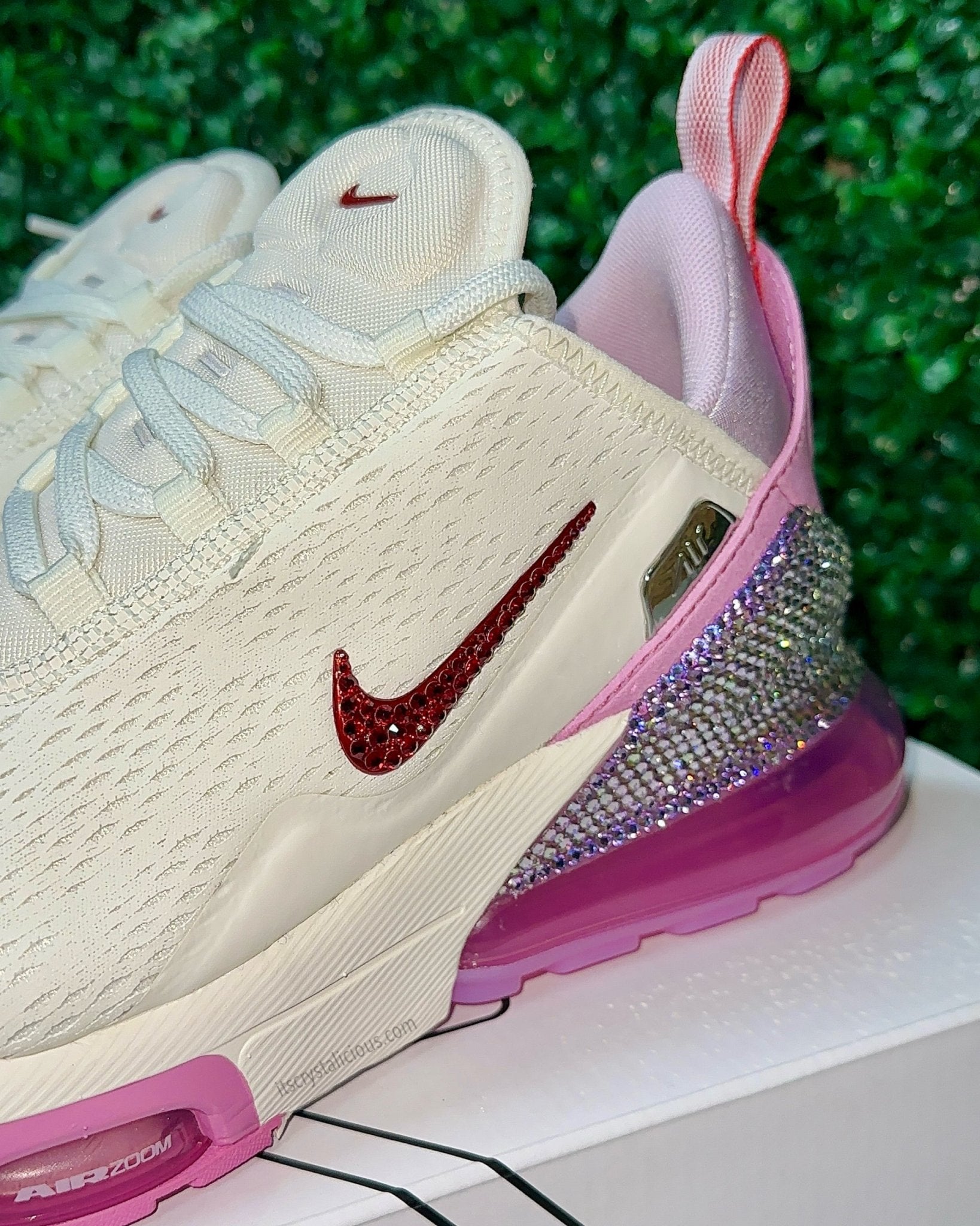 Nike Air Max 270 Premium - Light Magenta Custom Crystal - It's Crystalicious®