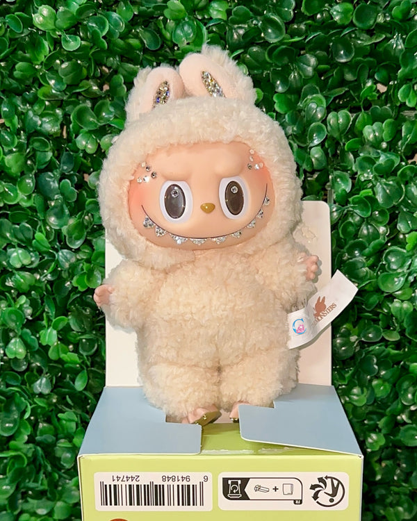 RTS - Soymilk - Crystal LABUBU THE MONSTERS - Exciting Macaron Vinyl Face*