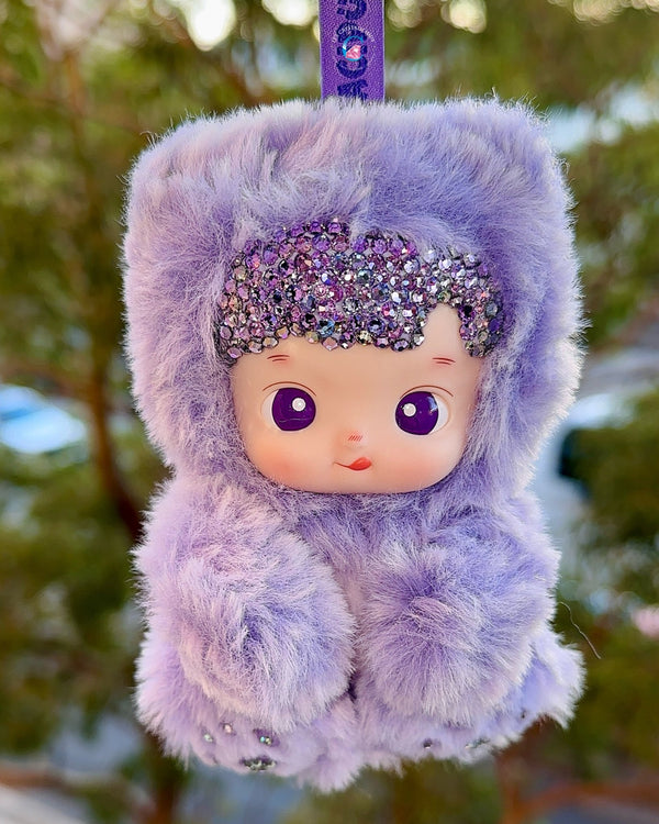 RTS - Grape - Crystal HACIPUPU Gummy Bear Series - Vinyl Plush Pendant* - It's Crystalicious®