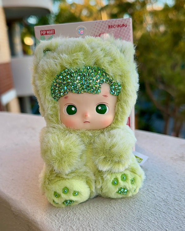 RTS - Green Apple - Crystal HACIPUPU Gummy Bear Series - Vinyl Plush Pendant* - It's Crystalicious®