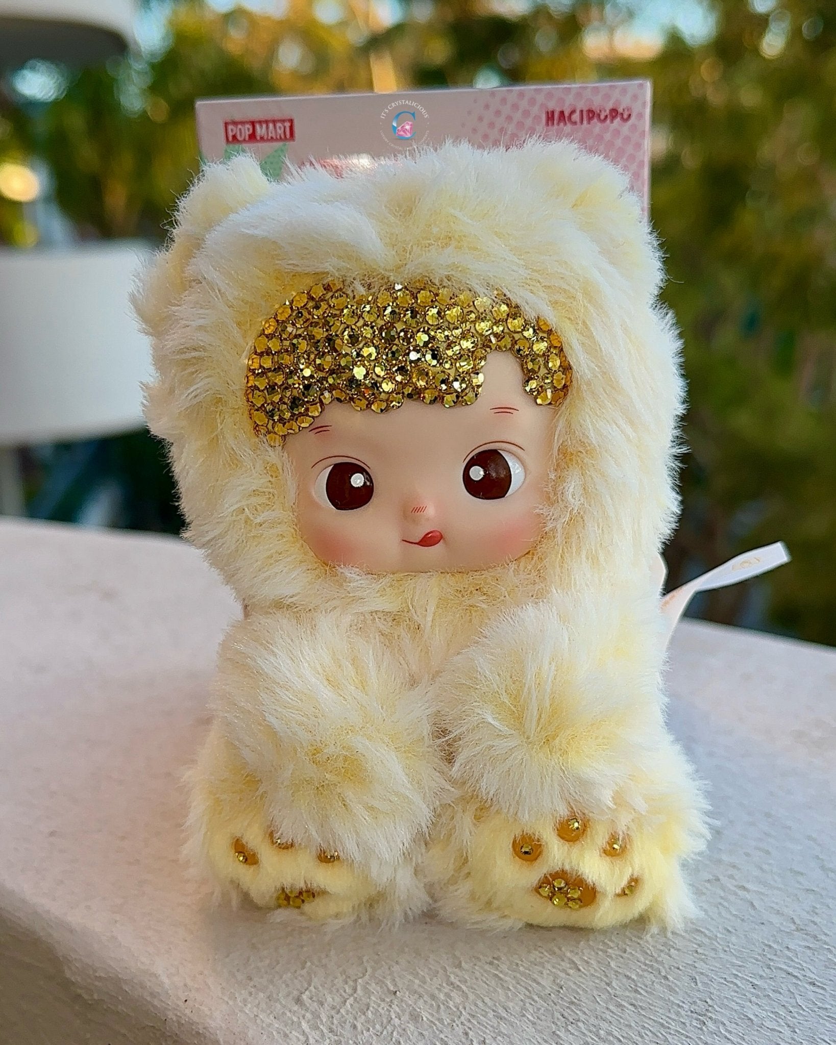 RTS - Pineapple - Crystal HACIPUPU Gummy Bear Series - Vinyl Plush Pendant* - It's Crystalicious®