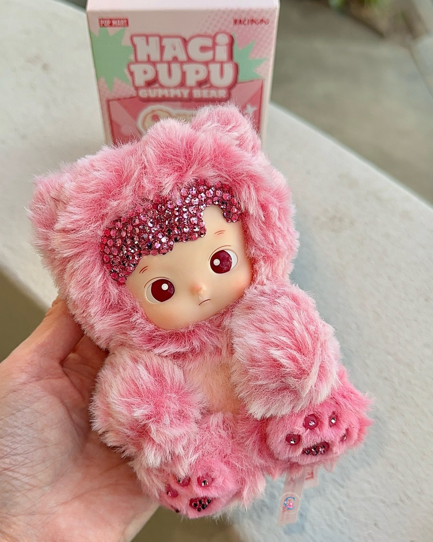 RTS - Cherry - Crystal HACIPUPU Gummy Bear Series - Vinyl Plush Pendant* - It's Crystalicious®