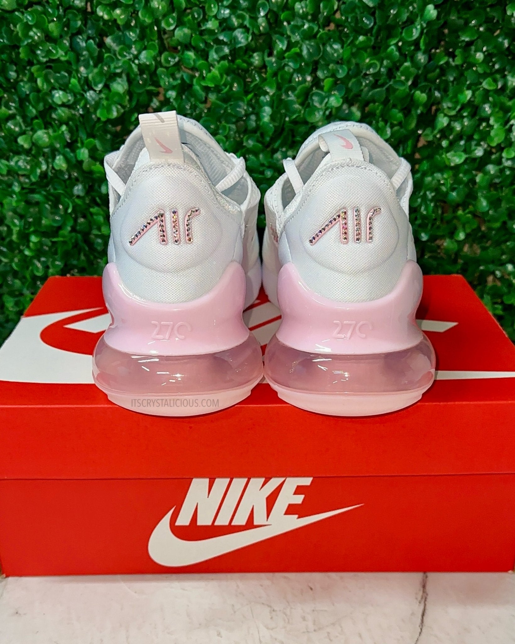 Nike Air Max 270 White/Pink Foam - Minimal* - It's Crystalicious®