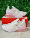 Nike Air Max 270 White/Pink Foam - Minimal*