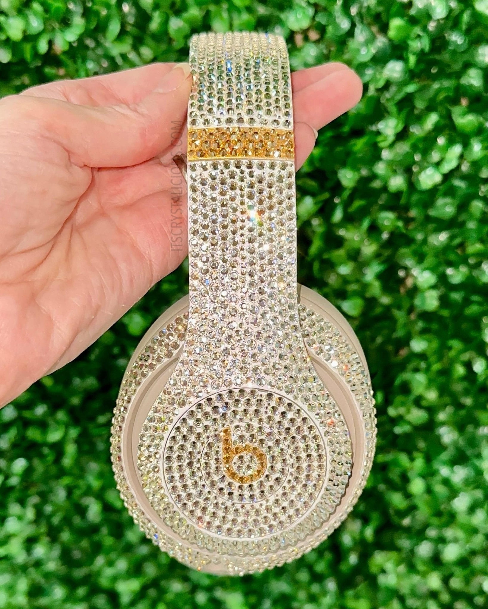 Studio Pro Beats By Dre Crystal Headphones - Sandstone/Crystal/Golden Honey * - It's Crystalicious®
