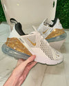 Nike Air Max 270 White/Black/Golden Honey * - It's Crystalicious®