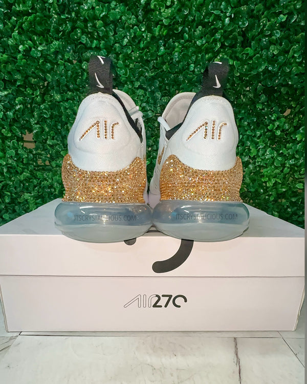 Nike Air Max 270 White/Black/Golden Honey *