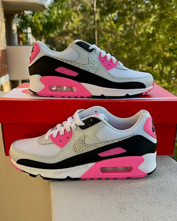 Nike Air Max 90 - White/Pink Glow/Crystal *