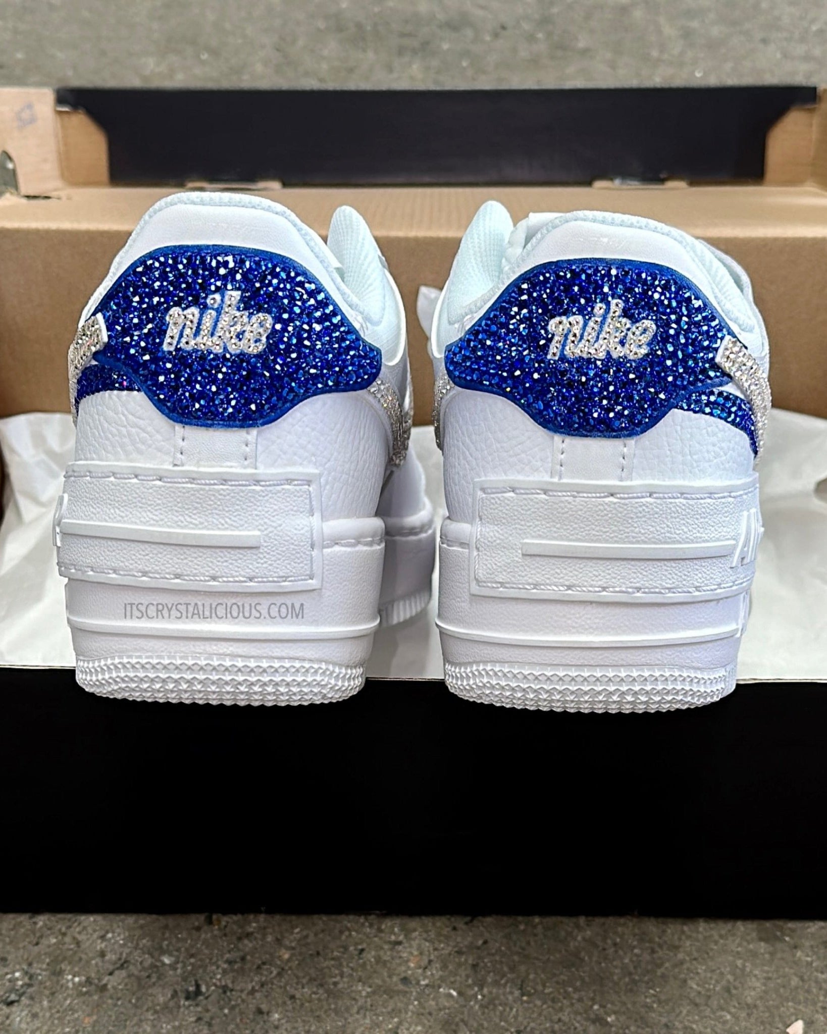 Nike Air Force 1 Shadow - Crystal/Sapphire * - It's Crystalicious®