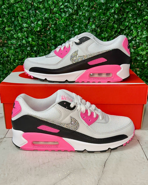 Nike Air Max 90 - White/Pink Glow/Crystal *
