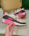 Nike Air Max 90 - White/Pink Glow/Crystal *
