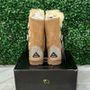 Chestnut/Crystal Short Authentic Ugg Boots - 2 Buttons/Heel Cap/Outline*