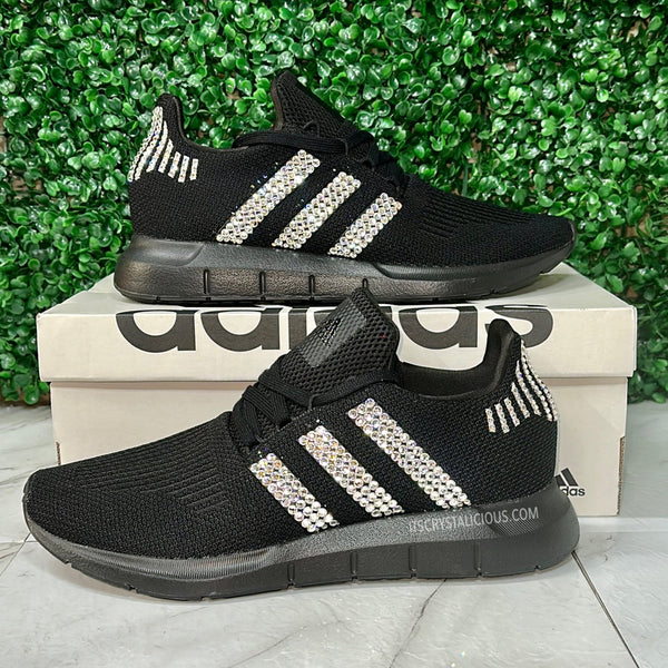 RTS - Adidas Swift Run 1.0 - Black/White/Crystal - Size US 7.5 *