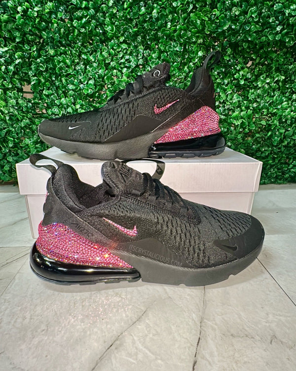 Nike Air Max 270 Triple Black/Rose * - It's Crystalicious®