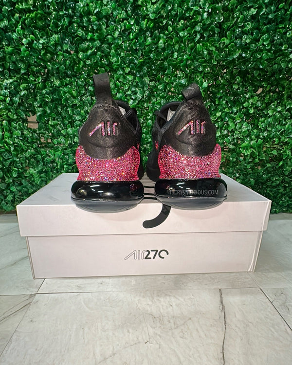 Nike Air Max 270 Triple Black/Rose * - It's Crystalicious®