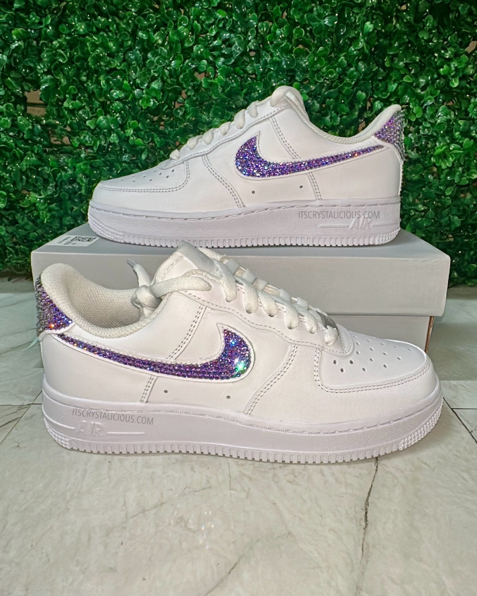Nike Air Force 1 - Ticks/Heel Cap - Vitrail Lt/Crystal * - It's Crystalicious®