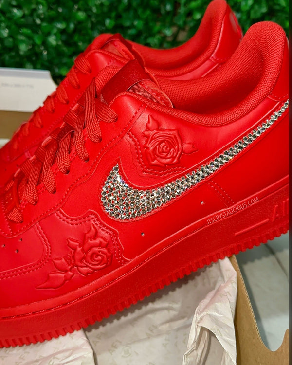 Special Edition Nike Air Force 1 - Valentines Day Red*
