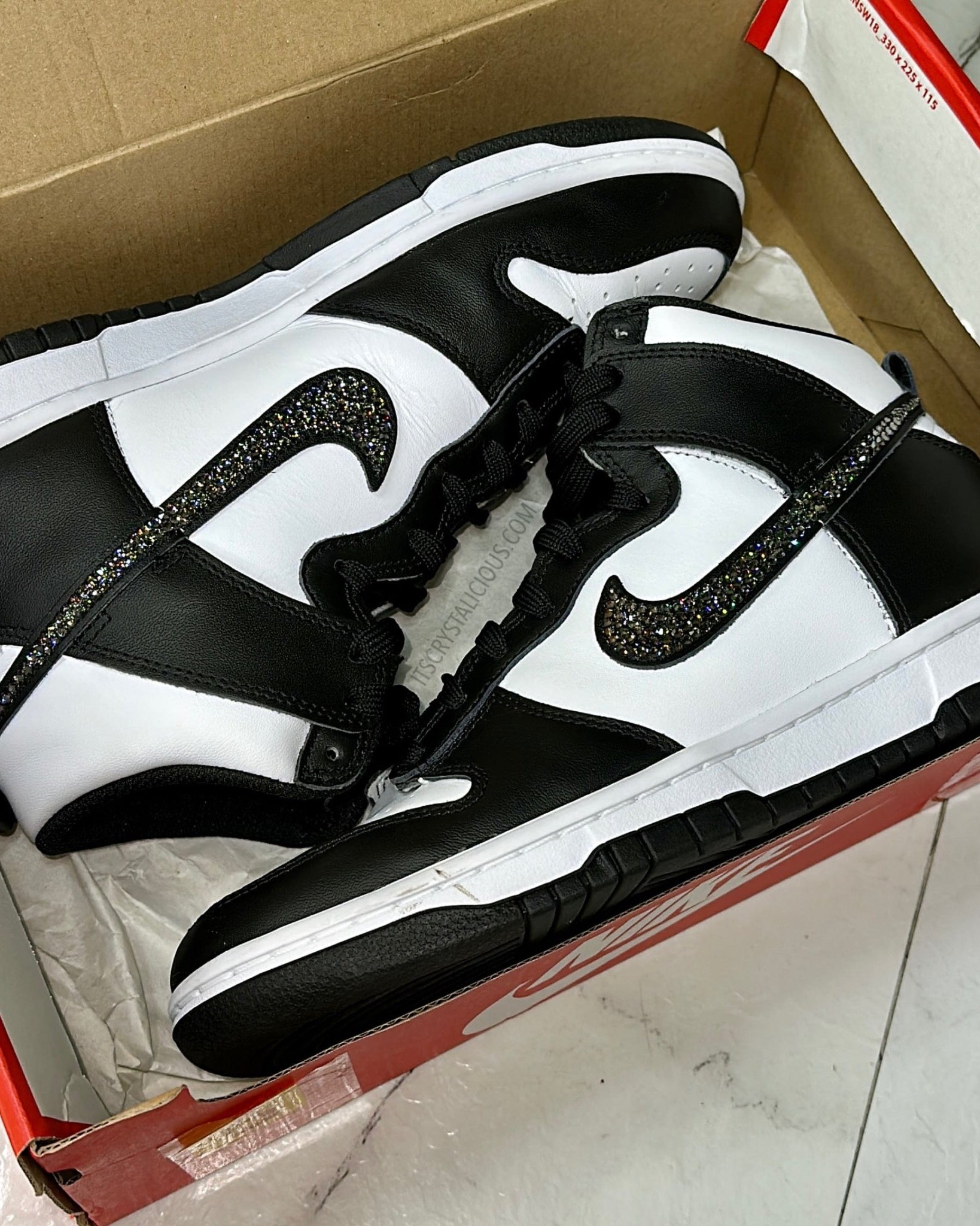 Dunks Panda/University Red - High* - It's Crystalicious®