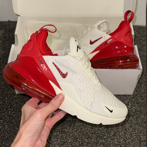 RTS - Nike Air Max 270 Gym Red/Sail - Minimal - Size US 7.5*