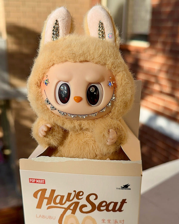 Crystal LABUBU THE MONSTERS - Have a Seat Vinyl Plush Blind Box *
