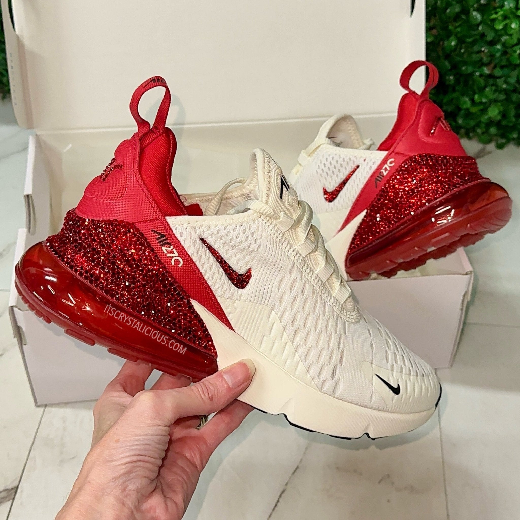 Nike Air Max 270 Gym Red/Sail * - It's Crystalicious®