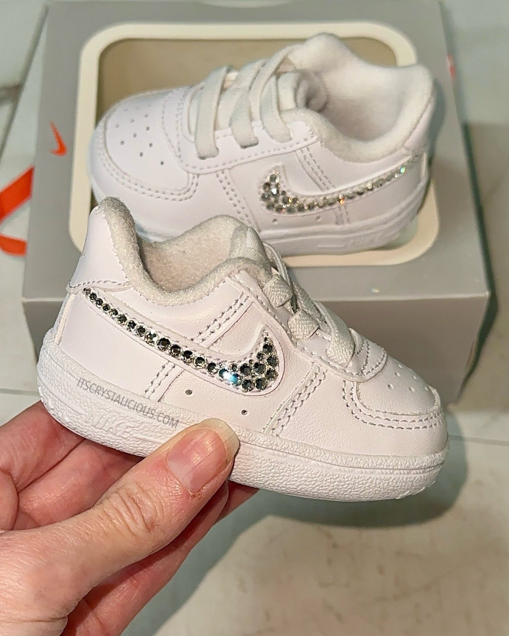 Baby Crib Nike Air Force 1 - Crystal * - It's Crystalicious®