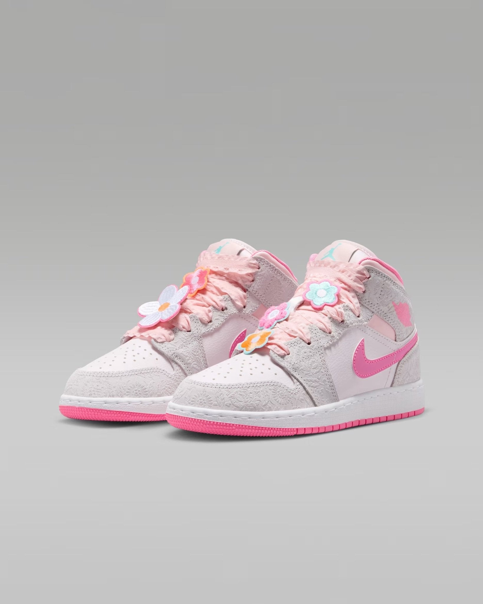 Jordan 1 - Pink Bloom - Mids* - It's Crystalicious®