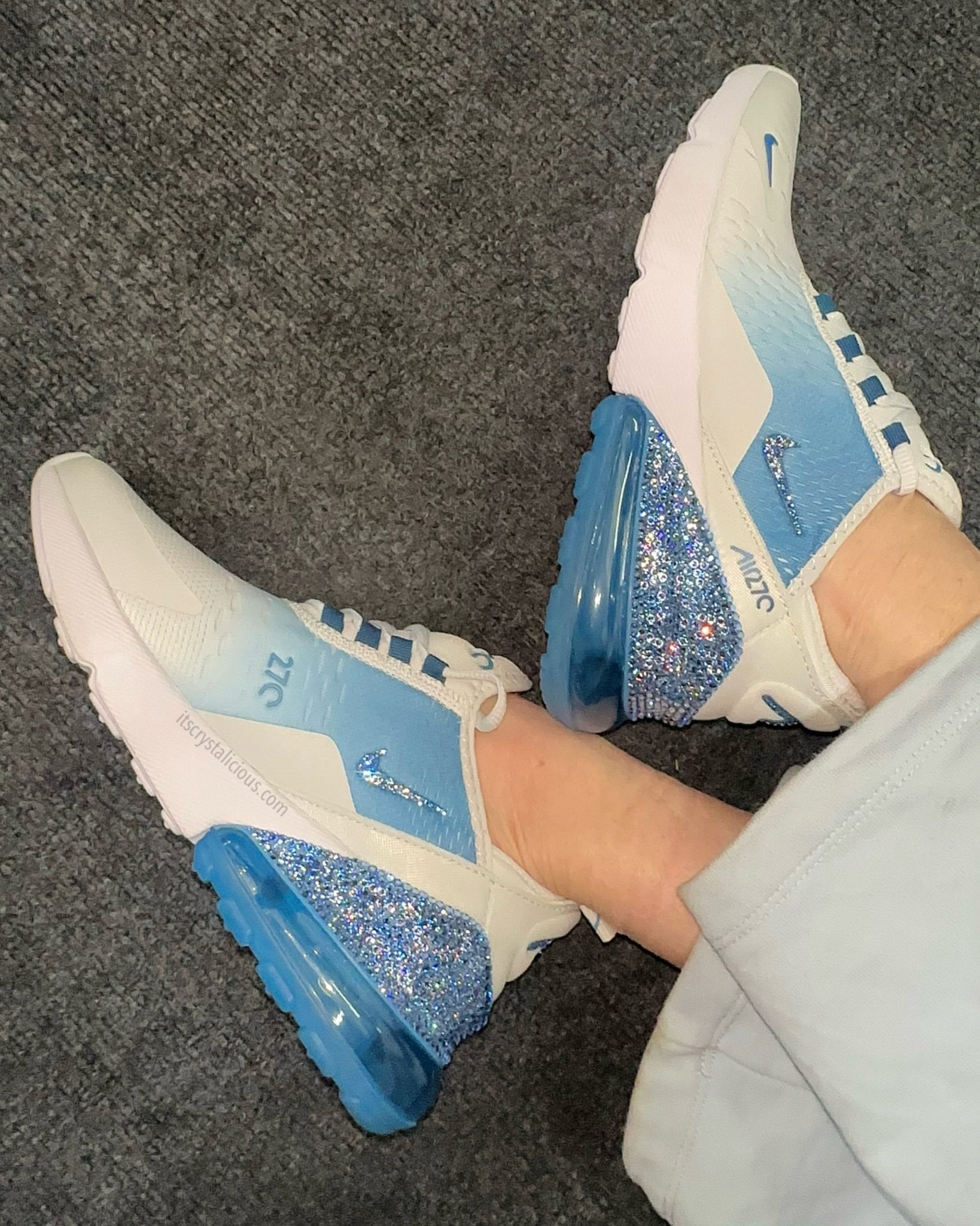 Nike Air Max 270 Dutch Blue Crystals - It's Crystalicious®