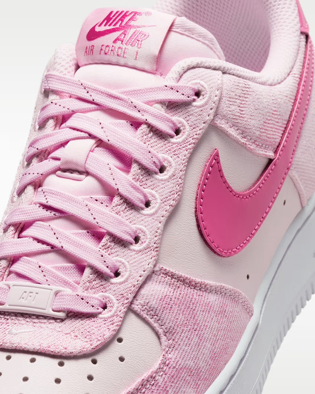 Nike Air Force 1 - Pink Denim * - It's Crystalicious®