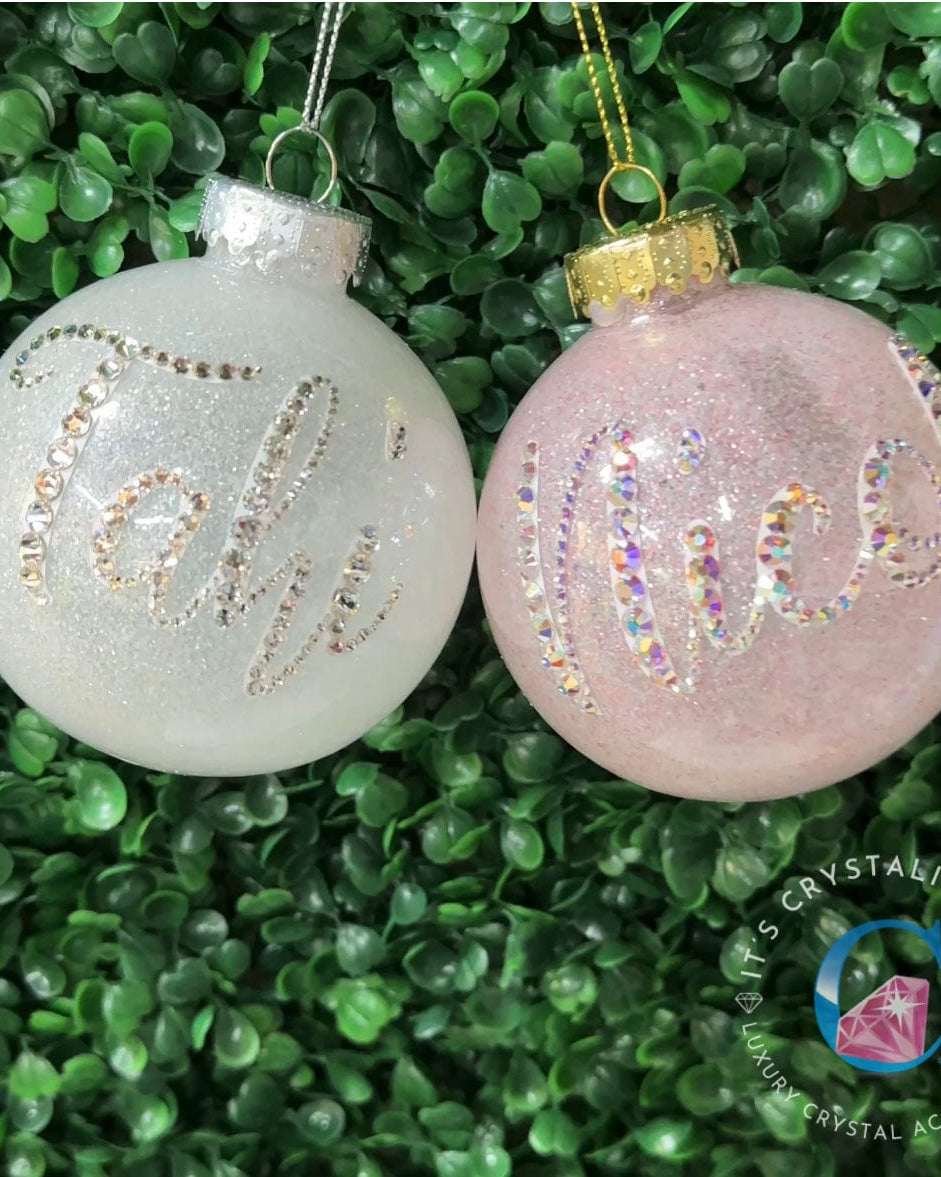 Crystal Name Christmas Bauble * - It's Crystalicious®